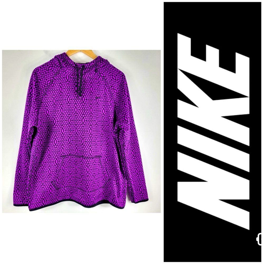 Nike Purple and Black Hoodie XL
